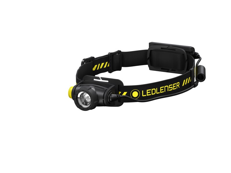 LED LENSER - Stirnlampe 500lm 200m 1Li-Ion IP67 schwenkb fokussierb sw-ge