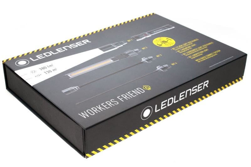 LED LENSER - Lampe 4in1 1.5-350lm 2.5-130m 1Li-Ion 4Lichtaufsätze sw