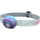 LED LENSER - Stirnlampe 40lm 9m 1Li-Ion IPX4 ws-ro-bl Licht Blinkfunkt lila