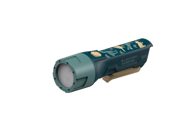 LED LENSER - Taschenlampe LED 70lm 12m 2xAAA IP44 bl-ro-gn Clip Box gn