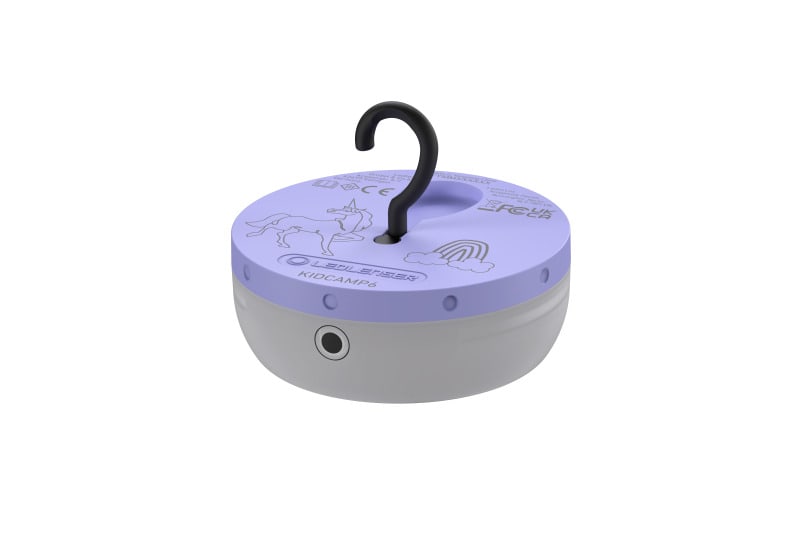 LED LENSER - Camping Laterne LED 60lm 3xAAA IP44 bl-ro-gn Licht Box lila