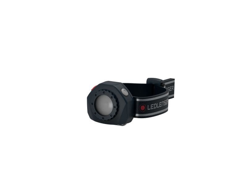 LED LENSER - Signallampe Li-Ion 3.7V weiß-rot Licht Band/Clip Blinkf. sw