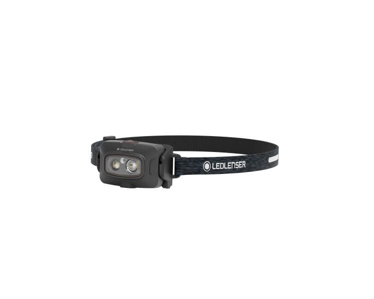 LED LENSER - Stirnlampe 500lm 130m 1xLi-Ion IP68 ws-ro Licht schwenkb sw