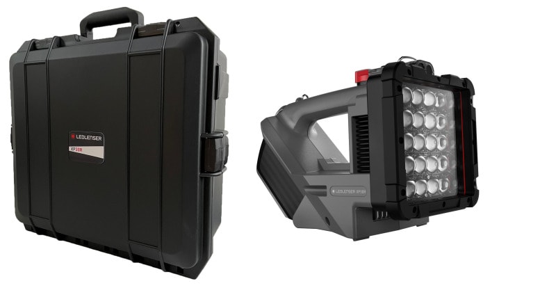 LED LENSER - High-End-Scheinwerfer 32000lm 2000m Akku IP54 dimmb. FB sw