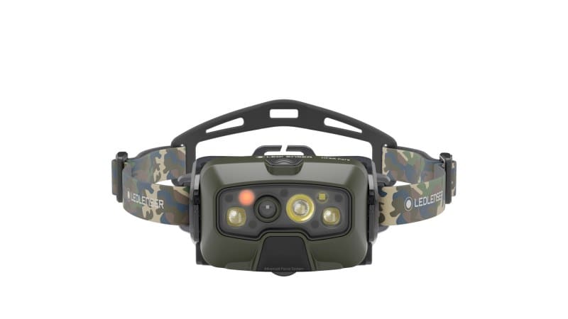 LED LENSER - Stirnlampe 1600lm 210m 1LiIon IP68 BT schw/fok dimmb camoufl