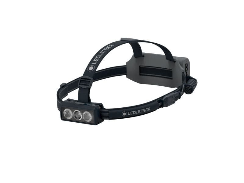 LED LENSER - Stirnlampe 1200lm 200m Akku IP54 schwenkbar schwarz