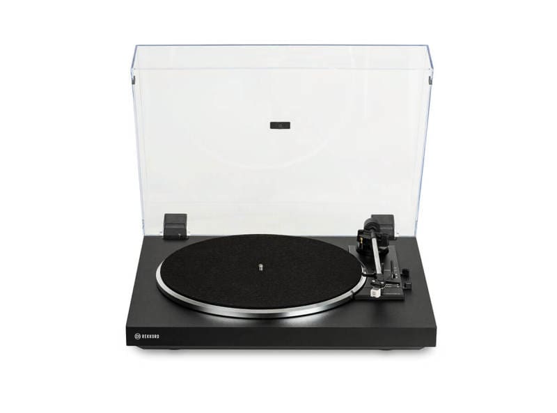 REKKORD AUDIO - Plattenspieler Riemenantr. vollauto. PhonoVorst. MMTonabn sw