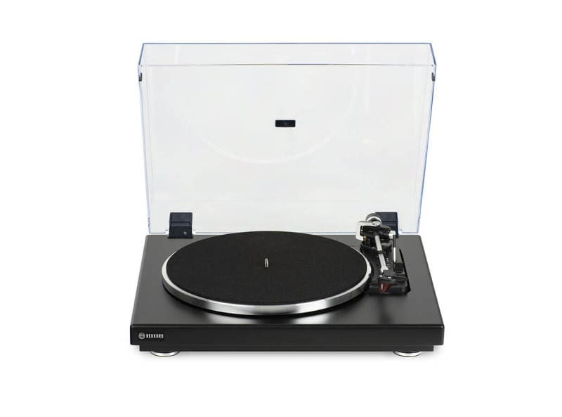 REKKORD AUDIO - Plattenspieler Riemenantr. vollautom. MM-Tonabnehmer sw