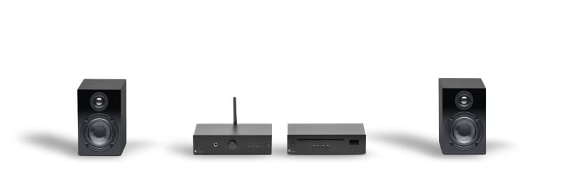 PRO-JECT - Hifi Stereo CD Set 2Weg Bassrefl. 2x18/35W/8/4Ohm FB sw