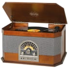 TREVI - Retro-Plattenspieler 33/45/78rpm USB Bluetooth Lautsprecher