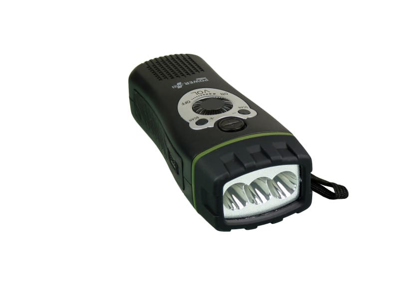 POWERPLUS - Radio m.Kurbel Taschenlampe USB-Ladekab NiMH 3.6V swsi