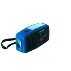 POWERPLUS - Solarradio m.Kurbel Taschenlampe Powerb Sirene 3AAA USB blsw