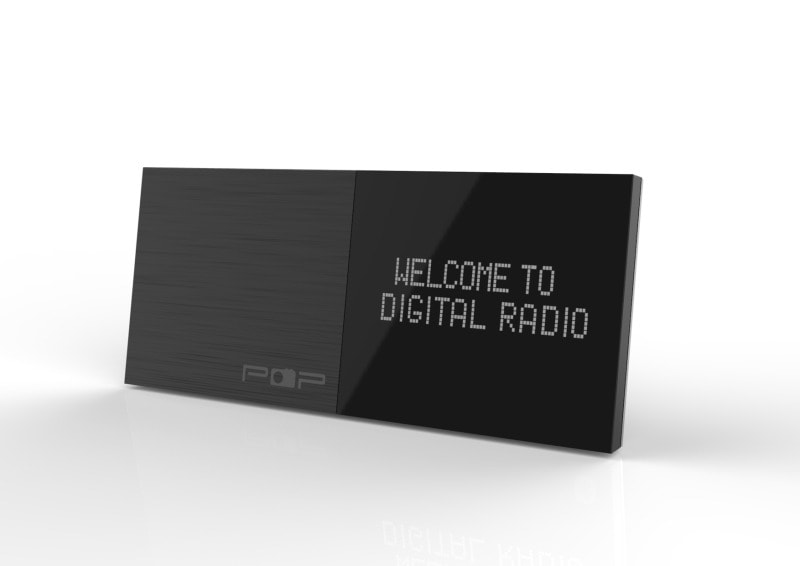 SAHAGA - Adapter Empfang von DAB+ u.FM Wecker Snooze Sleep Aux FB sw