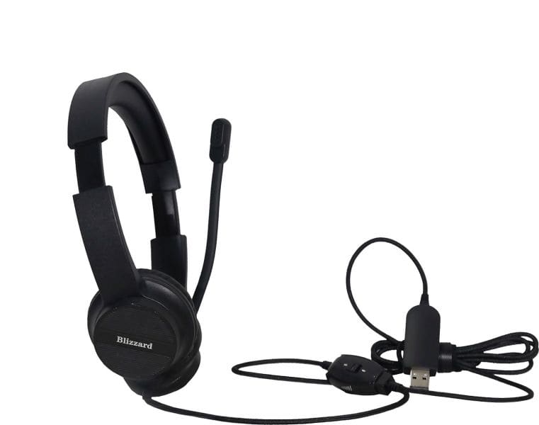 BLIZZARD - PC-Headset Plug&Play USB mit Geräuschunterdrückung