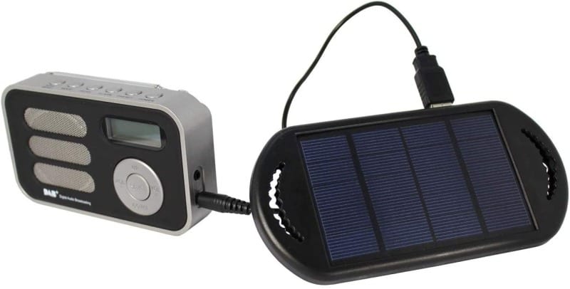 POWERPLUS - Solar-USB DAB+/FM-Radio RDS USB Akku/Batterie sw