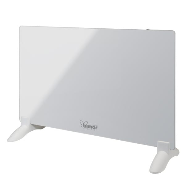 BIMAR - Wand/Stand-Konvektor 800W b.8m² Timer IP24 Glas-ws