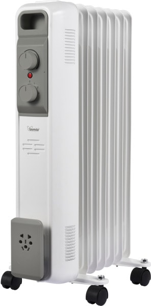 BIMAR - Ölradiator 600/900/1500W b.15m² 7Rippen IP20 ws