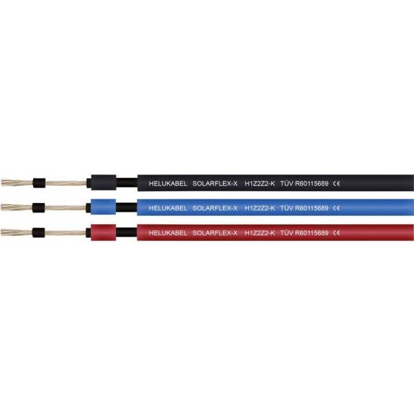 HELUKABEL - SOLARFLEX-X H1Z2Z2-K EN50618 1x4 qmm schwarz/rot