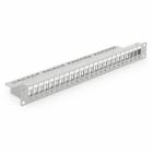 NTX - 19'' Patchpanel Keystone 24-Port 1HE leer,n. faltbar, Metall