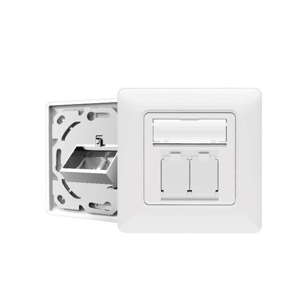 NTX - Keystone Datendose 2-Port UP leer