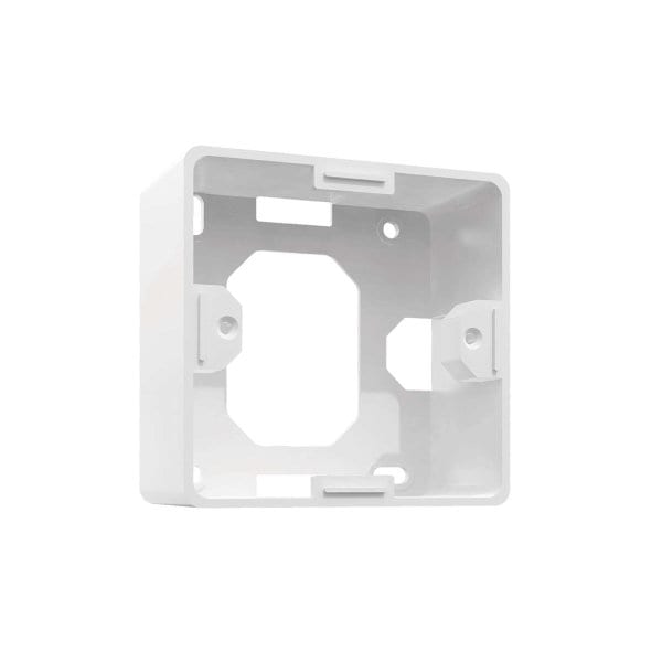 NTX - Universal Aufputzrahmen, 80x80x45, weiss, Material: ABS