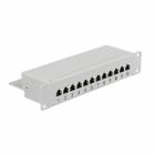 NTX - Patchpanel, LSA, 12-Port, KAT6, geschirmt