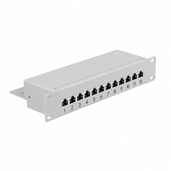 NTX - Patchpanel, LSA, 12-Port, KAT6A, geschirmt