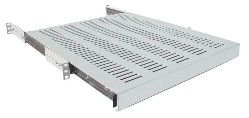 NTX - 19 Zoll Fachboden ausziehbar 1HE, Fachbodentiefe: 600mm
