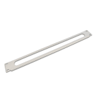 NTX - 19'' 1HE Kabeldurchführungspanel ohne Bürste, Grau RAL7035