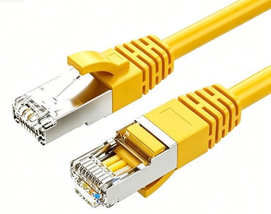 NTX - Patchkabel Kat.6A S/FTP, LSZH, Farbe Gelb, Länge: 0.5