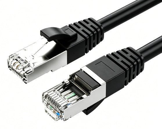 NTX - Patchkabel Kat.6A S/FTP, LSZH, Farbe Schwarz, Länge: 3.0