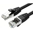 NTX - Patchkabel Kat.6A S/FTP, LSZH, Farbe Schwarz, Länge: 1.0