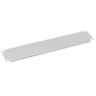 NTX - 19'' 2HE Blindblende, Grau RAL7035