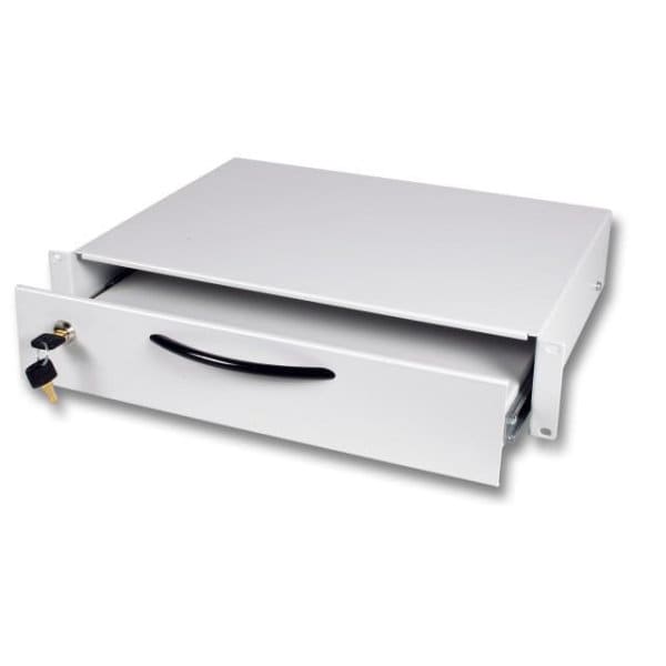 NTX - 19'' Tastaturschublade, versperrbar, RAL7035 Grau