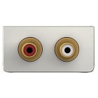 KINDERMANN - Konnect design click Audio 2 x Cinch