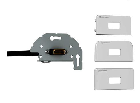 KINDERMANN - Konnect Design click Anschlussblende HDMI mit Kabelpeitsche 20cm