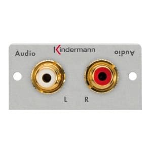 KINDERMANN - Audio L/R (2x Cinch)