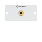 KINDERMANN - Anschlussblende Lötanschluss Audio Klinke (3,5 mm Stereo)