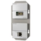 KINDERMANN - Anschlussblende mit Cat-6 Gender Changer HDMI Transmitter