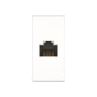 KINDERMANN - Anschlussblende mit Doppelkupplung Cat-6A (RJ45) (1:1)