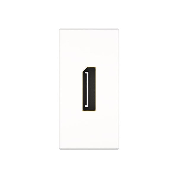 KINDERMANN - Anschlussblende mit Kabelpeitsche Displayport (Bu/St)