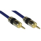 KINDERMANN - Profi Audiokabel Stereo 3,5mm Klinke Stecker/Stecker 20m