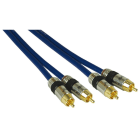 KINDERMANN - Profi Audiokabel Stereo Cinch Stecker/Stecker 15m