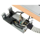 KINDERMANN - Kabelsammler / Sichtschutz für CablePort, Untertischmontage