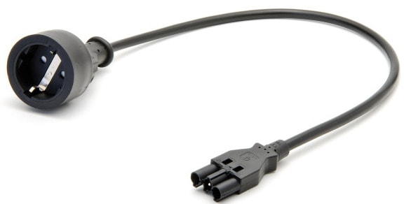 KINDERMANN - Adapterkabel Schuko-Kupplung auf GST18 Stecker 0,5m