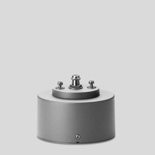BEGA - Befestigungssockel, silber, entspricht 208A