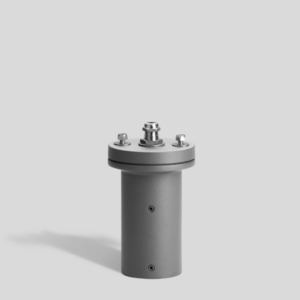 BEGA - Aufsatzmuffe für D 60, silber, entspricht 341A