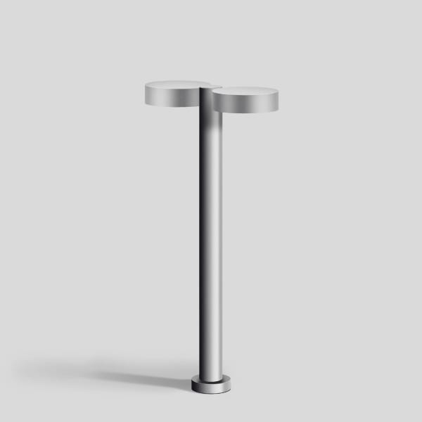 BEGA - Gartenleuchte, silber, 4000 K, entspricht 7321AK4