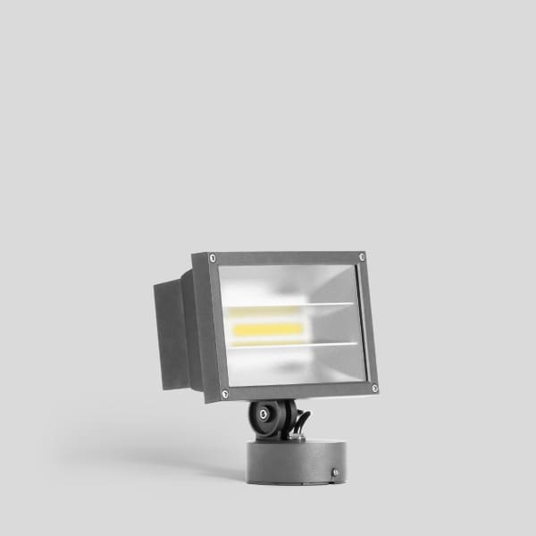 BEGA - Scheinwerfer, silber, 3000 K, entspricht 7537AK3