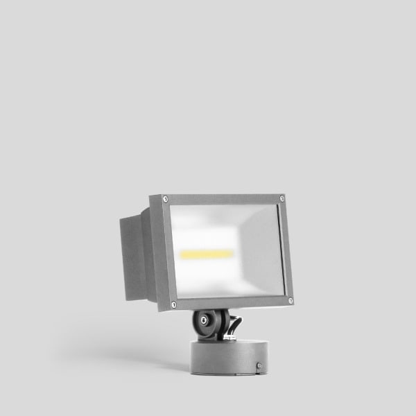 BEGA - Scheinwerfer, silber, 3000 K, entspricht 7539AK3